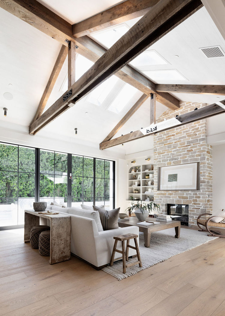 Reclaimed wood beam project
