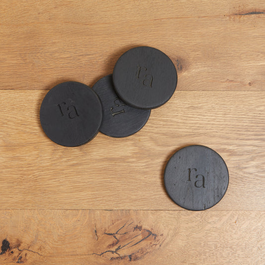 Signature Coasters (Set of 4) - Intense Black